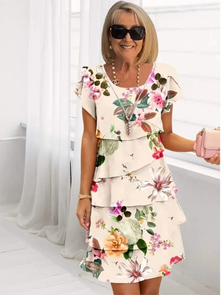 Vestido Camomile — Blanco de Volantes