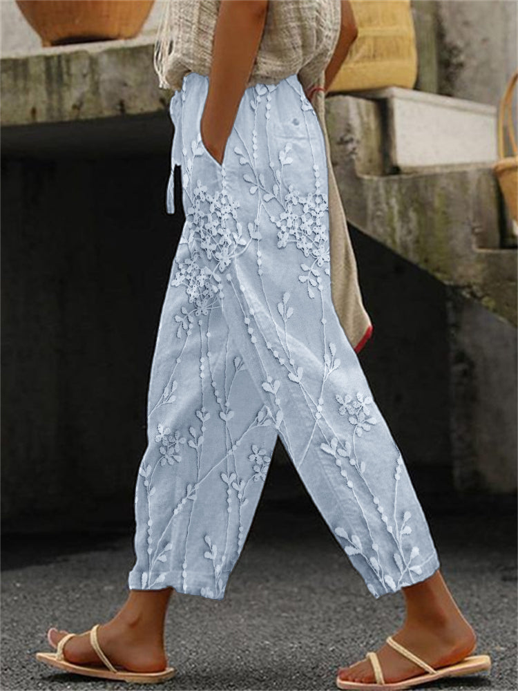 Pantalones Impresos Lía™ con Diseño de Vides