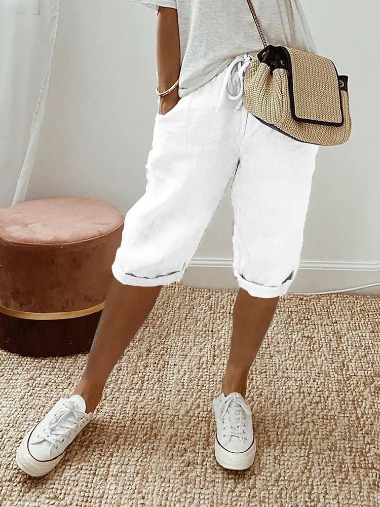 Valeria - Short femenino cómodo con bolsillos